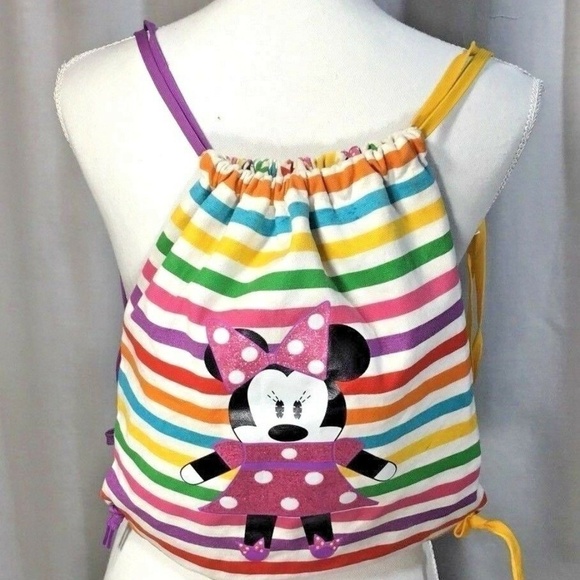 LMM~Little Miss Matched String Bag Minnie Mouse - Picture 1 of 7